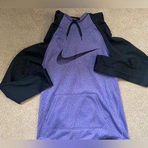 NIKE Thermafit Purple & Black Hoodie